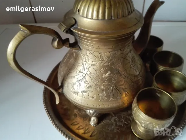 Месингов сервиз и други съдове., снимка 4 - Сервизи - 49137260