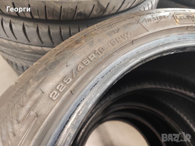 4бр.летни гуми 225/45/19 Dunlop, снимка 7 - Гуми и джанти - 45810277