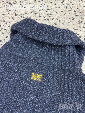 Мъжка вълнена жилетка G-STAR. Размер М, снимка 6 - Пуловери - 53302800