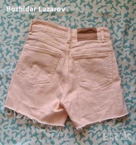 Розови къси панталони на марката H&M, снимка 3 - Къси панталони и бермуди - 51514528