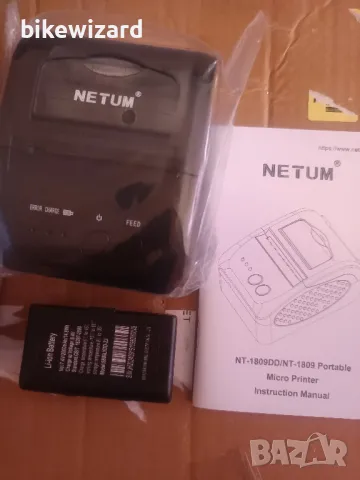 NetumScan NS1809DD безжичен Bluetooth термичен принтер НОВ, снимка 8 - Друга електроника - 49476808