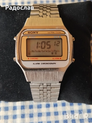 стар електронен часовник SONY, снимка 3 - Мъжки - 53928341