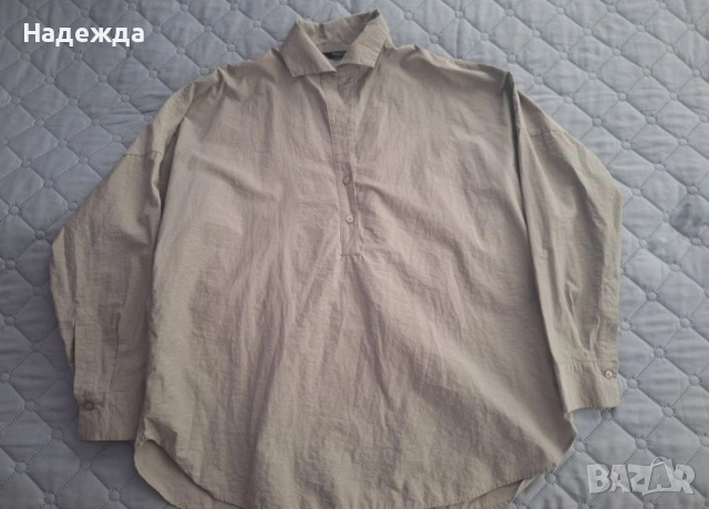 Massimo Dutti дамска ленена риза, снимка 2 - Ризи - 54164645