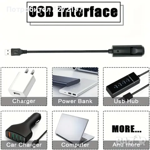 USB Захранвана LED Проекционна Светлина-Дърво на Живота, снимка 7 - Прожектори - 50387165