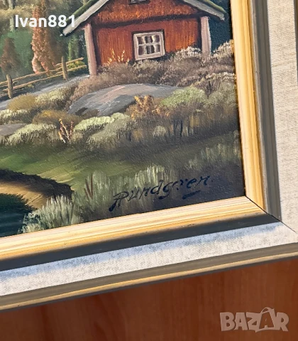 Страхотна голяма картина - ръчно рисувана с маслени бои върху платно, снимка 5 - Картини - 50987563