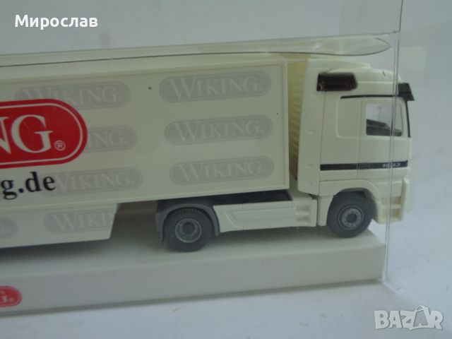  WIKING H0 1/87 MERCEDES BENZ ACTROS КАМИОН МОДЕЛ КОЛИЧКА, снимка 4 - Колекции - 45900499