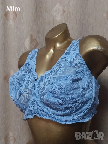  Резервирани Triumph 90 F Светло син дантелен сутиен , снимка 5 - Бельо - 51574176