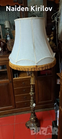 Голяма нощна лампа, снимка 2 - Антикварни и старинни предмети - 53838373