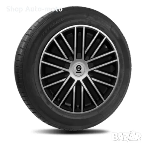 Тасове за джанти Automat, 16”, SPC1685SVBK, 4бр., снимка 2 - Аксесоари и консумативи - 49732092