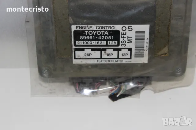 Моторен компютър ECU Toyota Rav-4 (1995-2000г.) 89661-42051 / 8966142051 / 211000-1621 / 2110001621, снимка 2 - Части - 47179778