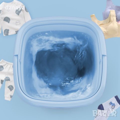 4916 Мини сгъваема пералня Mini Washer, снимка 10 - Перални - 46215052