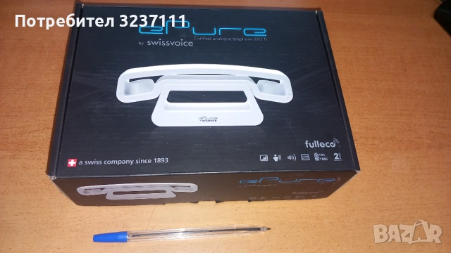Безжичен телефон swissvoice ePure, снимка 4 - Стационарни телефони и факсове - 53385031
