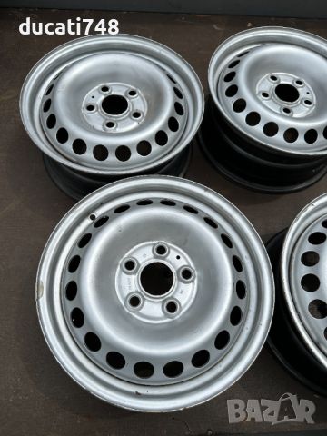 4бр.  OEM железни джанти 16" VW Transporter T5, T6, снимка 2 - Гуми и джанти - 46040940