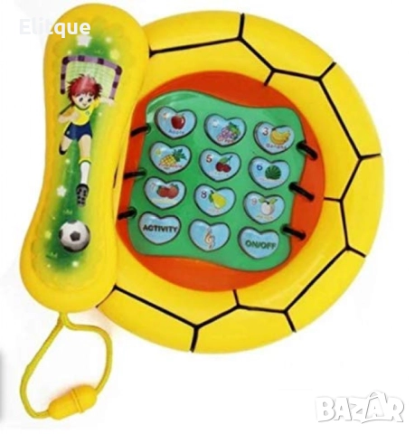 Телефон играчка във формата на топка със светлина и звук, снимка 3 - Други - 52786683