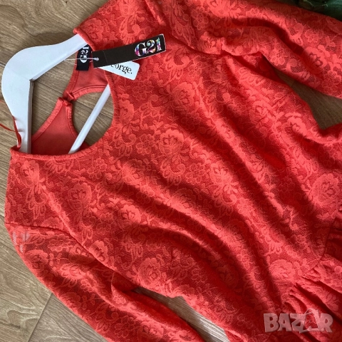 Разпродажба спешно! Нова дантелена рокля, снимка 3 - Рокли - 52840899