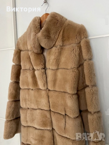 Палто естествен косъм Рекс , снимка 6 - Палта, манта - 53054033