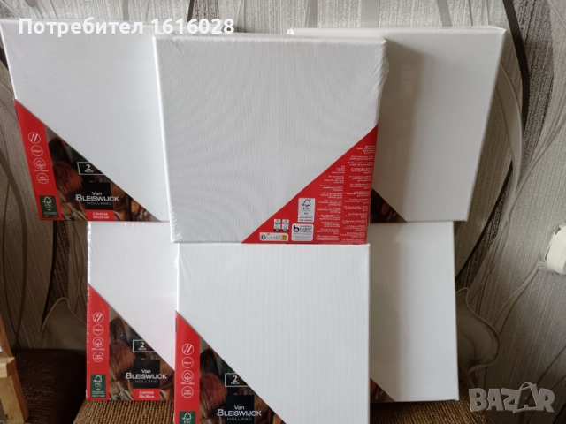 VAN BLEISWIJCK - Комплект от 2 броя Платна за рисуване.Стативи., снимка 2 - Картини - 44982757