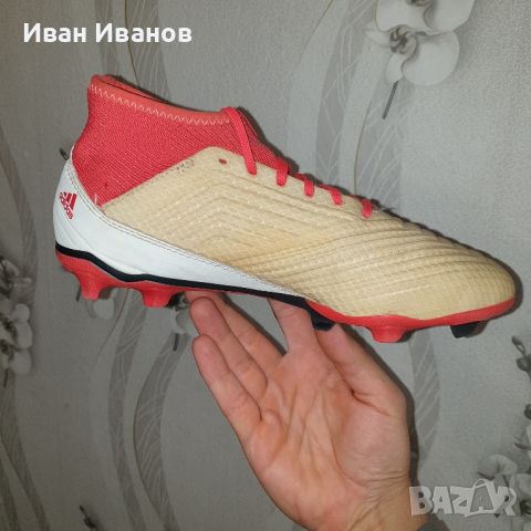  бутонки adidas PREDATOR 18.3 FG  номер 42-43 1/3, снимка 3 - Футбол - 45702210