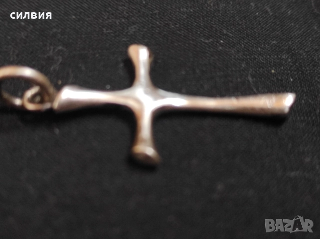 сребърен кръст, снимка 10 - Други - 41348542