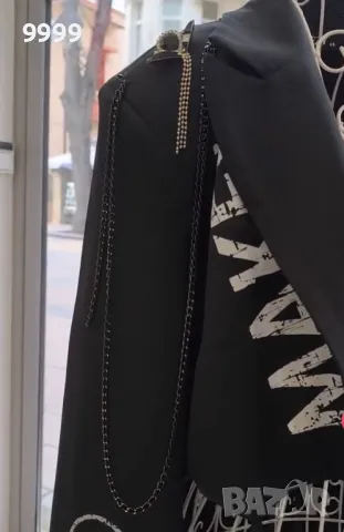 Черно сако BUKEZY, снимка 3 - Сака - 50001484