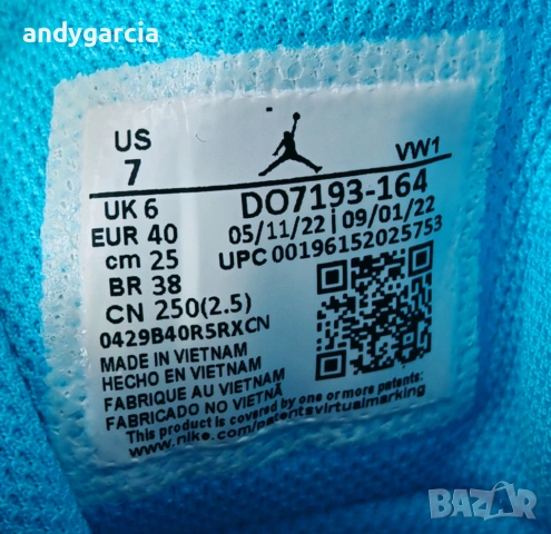 Nike Air Jordan One Take 4, 40.0 ти номер или 25 см стелка, чисто нови с кутия 100% оригинални , снимка 14 - Маратонки - 53769097