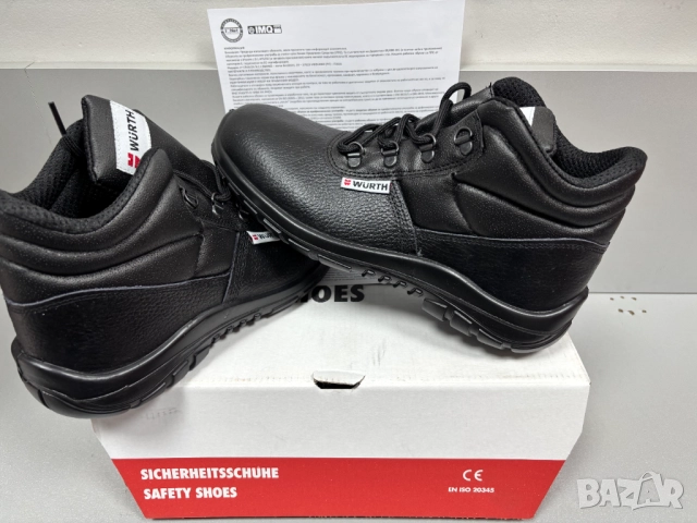 НОВИ! Високи работни обувки WURTH Ninja O1, №42, снимка 2 - Мъжки боти - 52444427