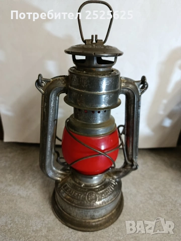 Сигнален германски газен фенер, снимка 2 - Декорация за дома - 54027467