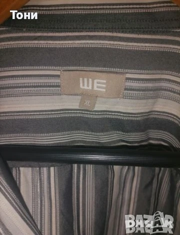 Нова Мъжка Риза с Яка и Дълъг Ръкав XL , снимка 4 - Ризи - 53728899