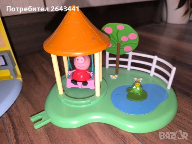 Голям ЛОТ играчки Peppa pig къща,училище и площадка Пепа пиг, снимка 4 - Образователни игри - 47165289