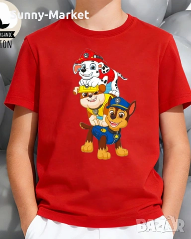 ПЕС ПАТРУЛ Детски тениски 1г - 16 г  + ИМЕ, снимка 4 - Детски тениски и потници - 53759908