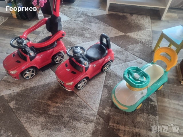 Детски коли за бутане и яздене в дома и навън