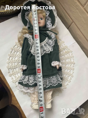 Красива порцеланова кукла от Англия , снимка 6 - Антикварни и старинни предмети - 52345591