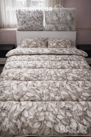 Спален комплект с олекотена завивка , снимка 10 - Спално бельо - 53796101