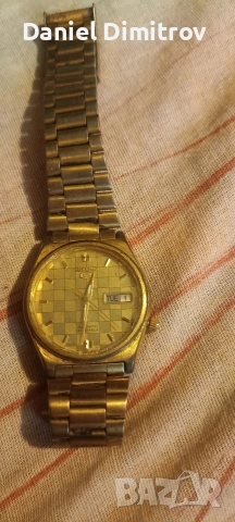 позлатен луксозен Сейко 5, снимка 4 - Мъжки - 53203337