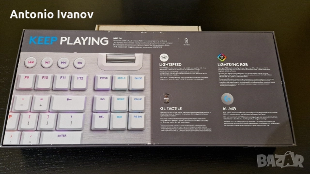 Безжична клавиатура G915 TKL, снимка 2 - Клавиатури и мишки - 52850631