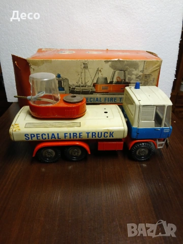 Стара немска играчка камион., снимка 4 - Колекции - 54182392