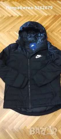 Nike down jacket пух 100% оригинал M, снимка 2 - Якета - 47432847