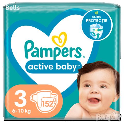 pampers active baby 3, снимка 1 - Пелени, памперси - 45479852