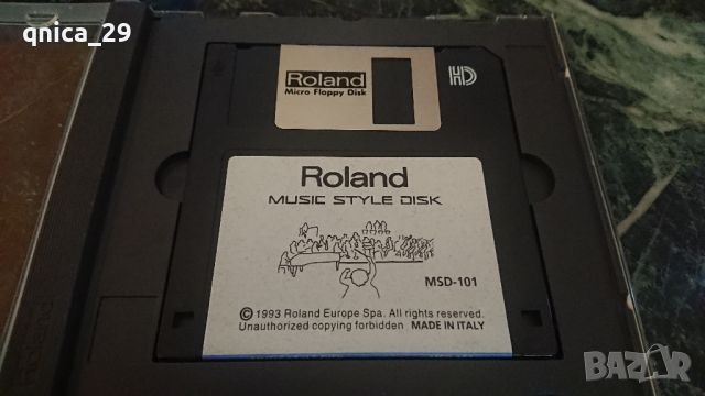 Roland msd-101 music style disk, снимка 2 - Синтезатори - 45403048