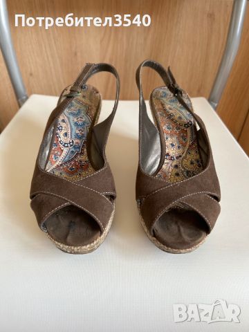 Дамски сандали на платформа, снимка 4 - Сандали - 45556812