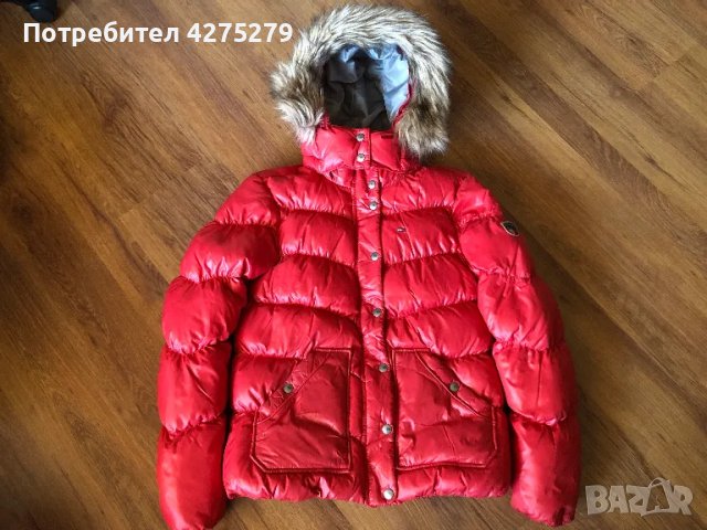 Tommy Hilfiger пухено дамско яке S, снимка 1 - Якета - 47703743