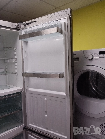 Иноксов комбиниран хладилник с фризер Миеле Miele Made in Germany с 2 години гаранция!, снимка 4 - Хладилници - 52580298