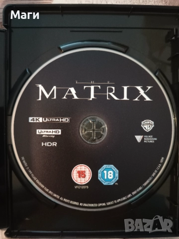 MATRIX / Матрицата / 4K UHD + Blu Ray disc bonus material / без Бг субтитри , снимка 3 - Blu-Ray филми - 52597359