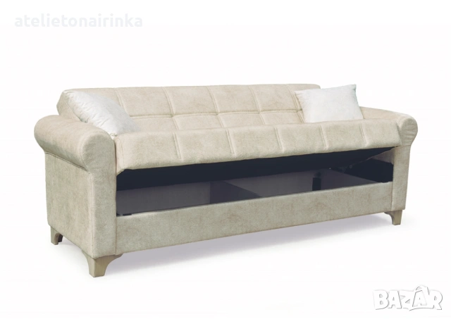 Разтегателен диван Аспендос, снимка 3 - Дивани и мека мебел - 53557536