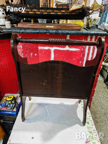 Стара поставка за вестници , снимка 8 - Антикварни и старинни предмети - 53047955