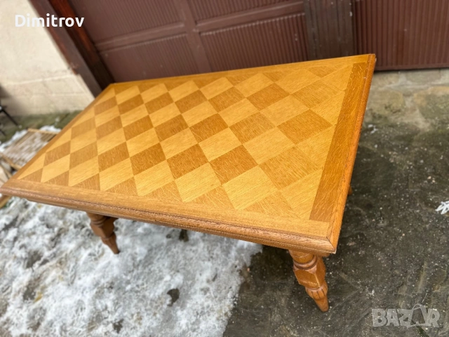 Разтегателна трапезна маса – класически стил, снимка 6 - Маси - 53959190