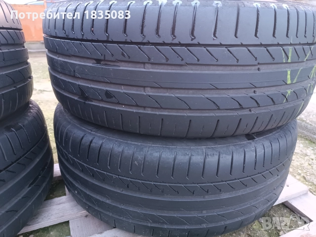 Лети джанти 18ки 5х112 Mercedes + летни гуми 235/50/18 Continental, снимка 14 - Гуми и джанти - 52593862