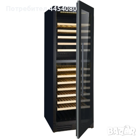 Витрина за вино 379 L с двузонова система и LED осветление, снимка 3 - Хладилни витрини и фризери - 53461292