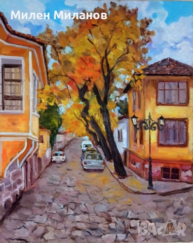 Картина рисувана с маслени бои 