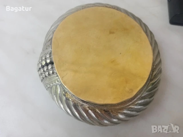 Етно гривна,съд,племенна,бронз,гравиран,Рр,Африка, снимка 3 - Антикварни и старинни предмети - 51106319